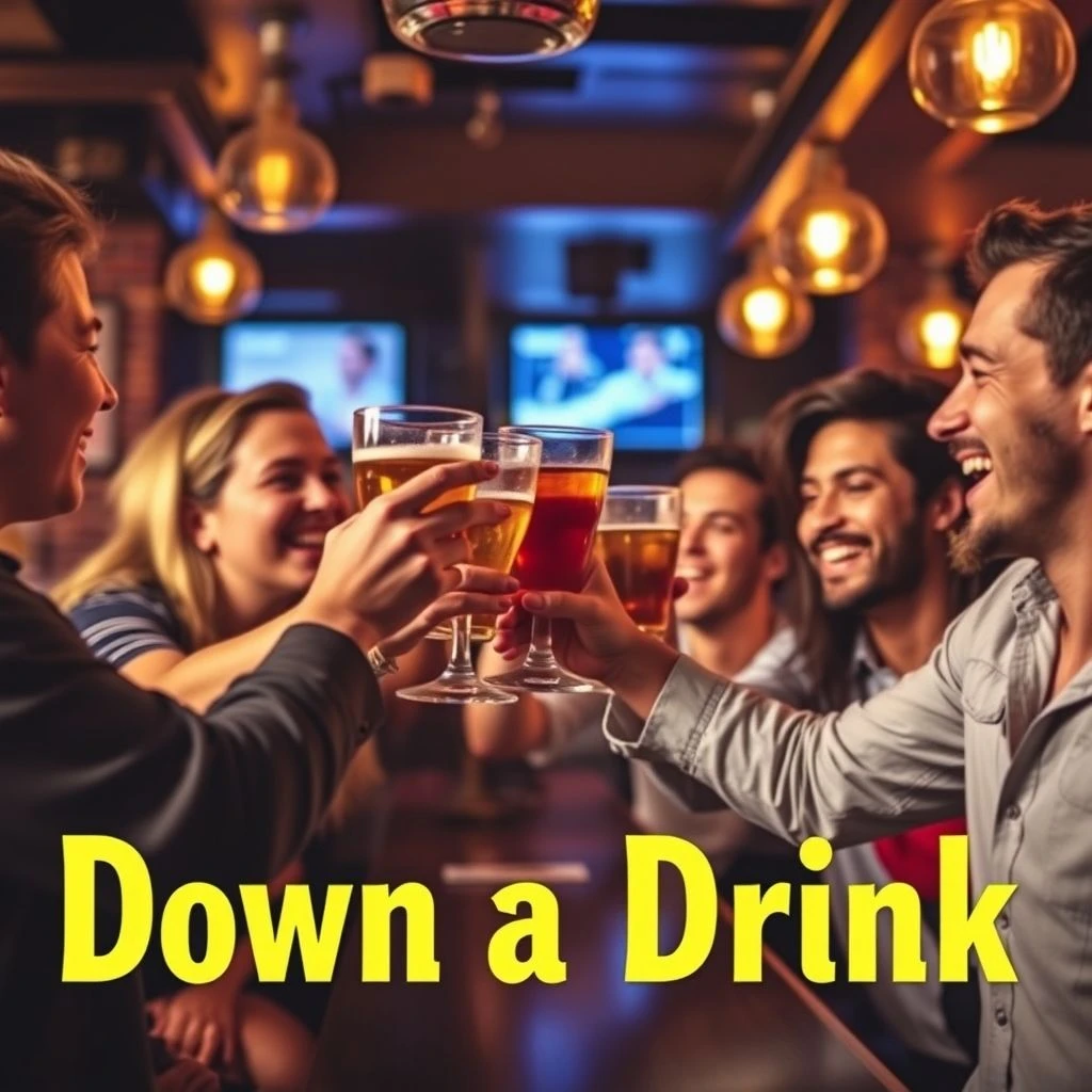 "Down a Drink" 해독하기: 이 흔한 영어 속어 마스터하기